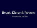 Hough Klaves & Partner