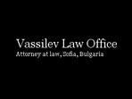 Vassilev law office